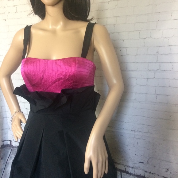 Pink and black Cocktail Formal Dress - Picture 3 of 8